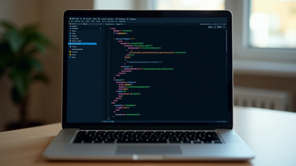 Code example showing Flexbox CSS properties with flex-direction, justify-content, and align-items on desktop monitor